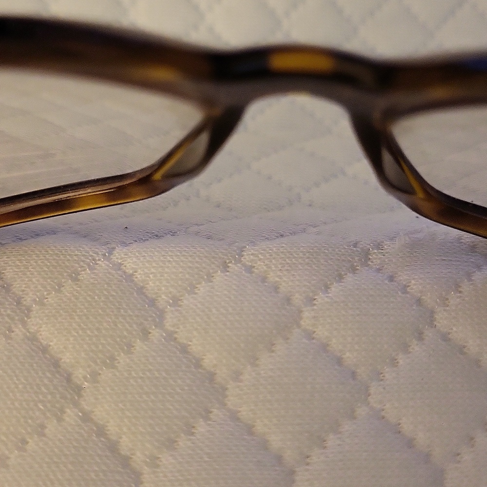 Gucci Black Tortoiseshell Crystal GG Logo Womens Glasses FRAMES ONLY - Picture 9 of 12